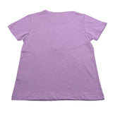 Hinnominate T-Shirt Girocollo tinta unita con Stampe Glicine per Bambina 3646M0085 GLICINE HINNOMINATE 