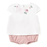 Mayoral Completo 2 Pezzi Canotta-Culotte per Neonata 1663 BIANCO/ROSA MAYORAL 