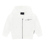 John Richmond Felpa con Zip E Cappuccio Tinta Unita per Neonato RIP25015FE BIANCO JOHN RICHMOND 