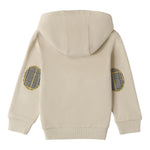 SARABANDA felpa chiusa con cappuccio tinta unita Beige per Neonato 9A934 BEIGE SARABANDA 