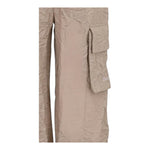 Dou Dou Pantalone Modello Cargo Tinta Unita con Tasconi per Bambina DW6P90 FANGO DOU DOU 