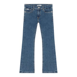 CALVIN KLEIN jeans tinta unita con girovita regolabile Blu per Bambina IG0IG02071 BLU CALVIN KLEIN 