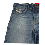 DIESEL jeans tinta unita con girovita regolabile Blu per Bambino J00981 BLU DIESEL 