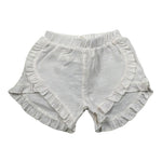 Play Up Short Tinta Unita con Elastico In Vita per Neonata PA022AQ11700 BIANCO PLAY UP 