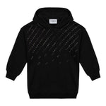 ICEBERG abito felpa con cappuccio tinta unita con brillantini Nero per Bambina VSICE5358J NERO ICEBERG 