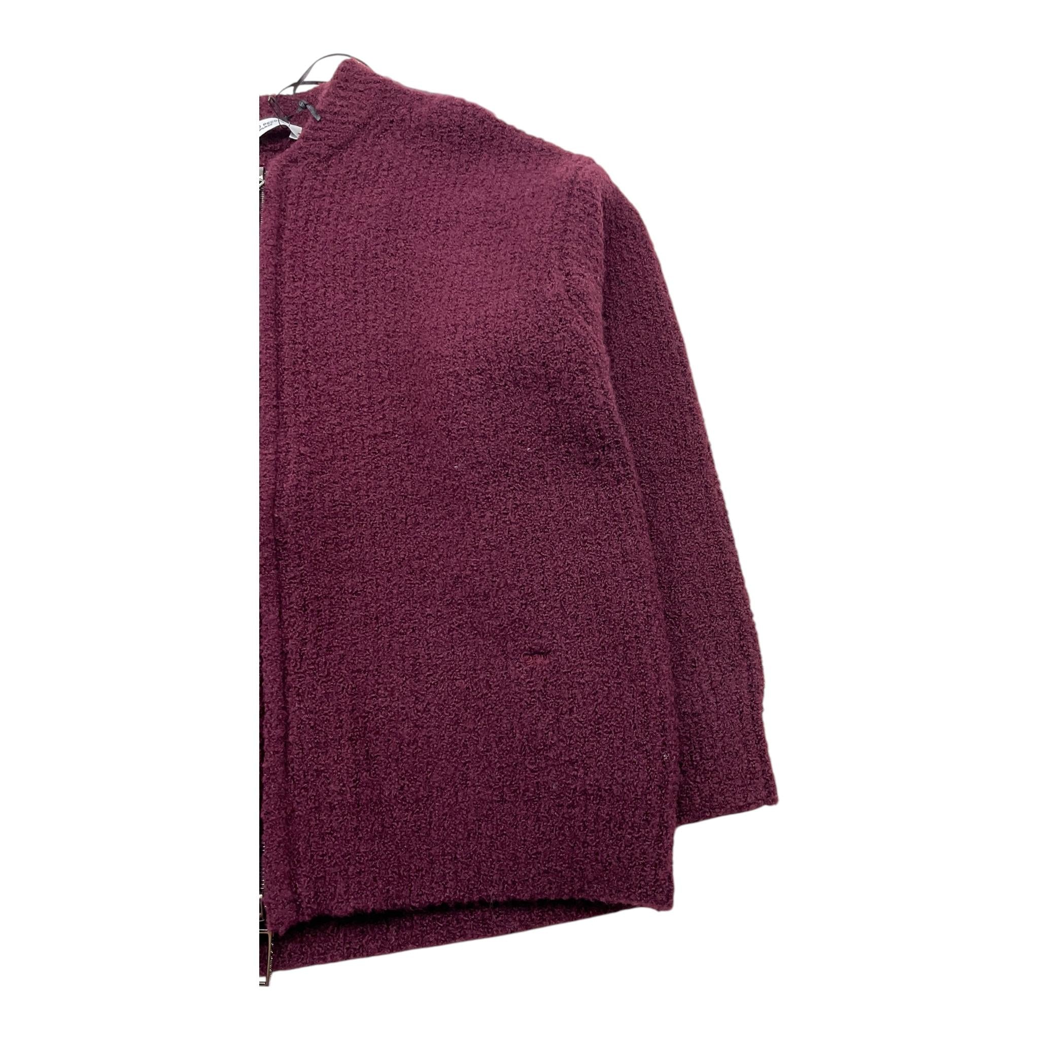 PAOLO PECORA maglia tinta unita con zip Bordeaux per Bambino PP4091 BORDEAUX PAOLO PECORA 