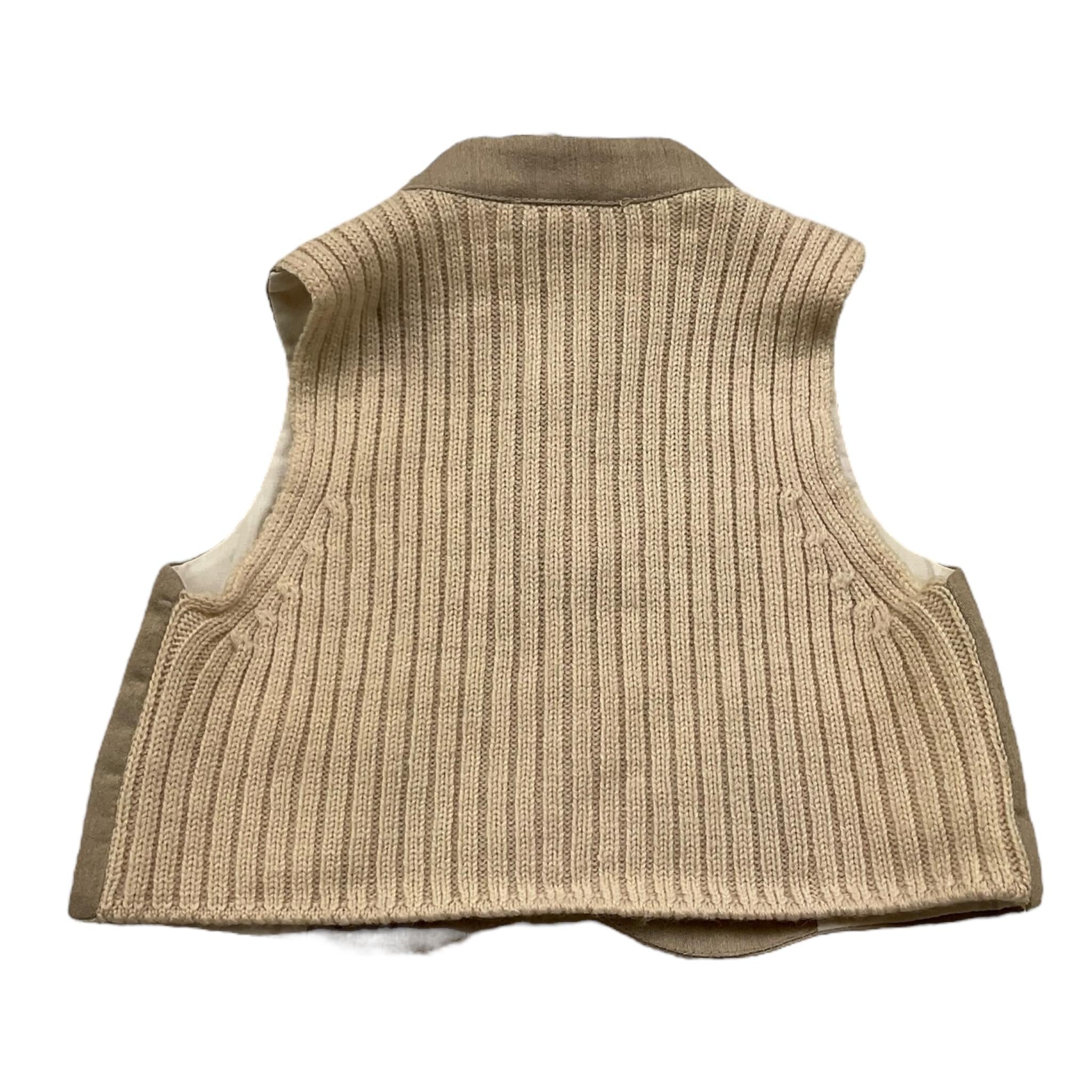 LE COCONNE gilet tinta unita Beige per Neonato LCN1311 BEIGE LE COCONNE 