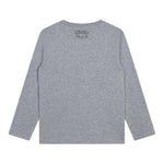 KENZO shirt girocollo tinta unita con stampa Grigio per Neonato K60766N GRIGIO KENZO 