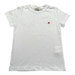 Manuel Ritz T-Shirt Girocollo Tinta Unita con Stampa per Bambino MR3124 BIANCO MANUEL RITZ 