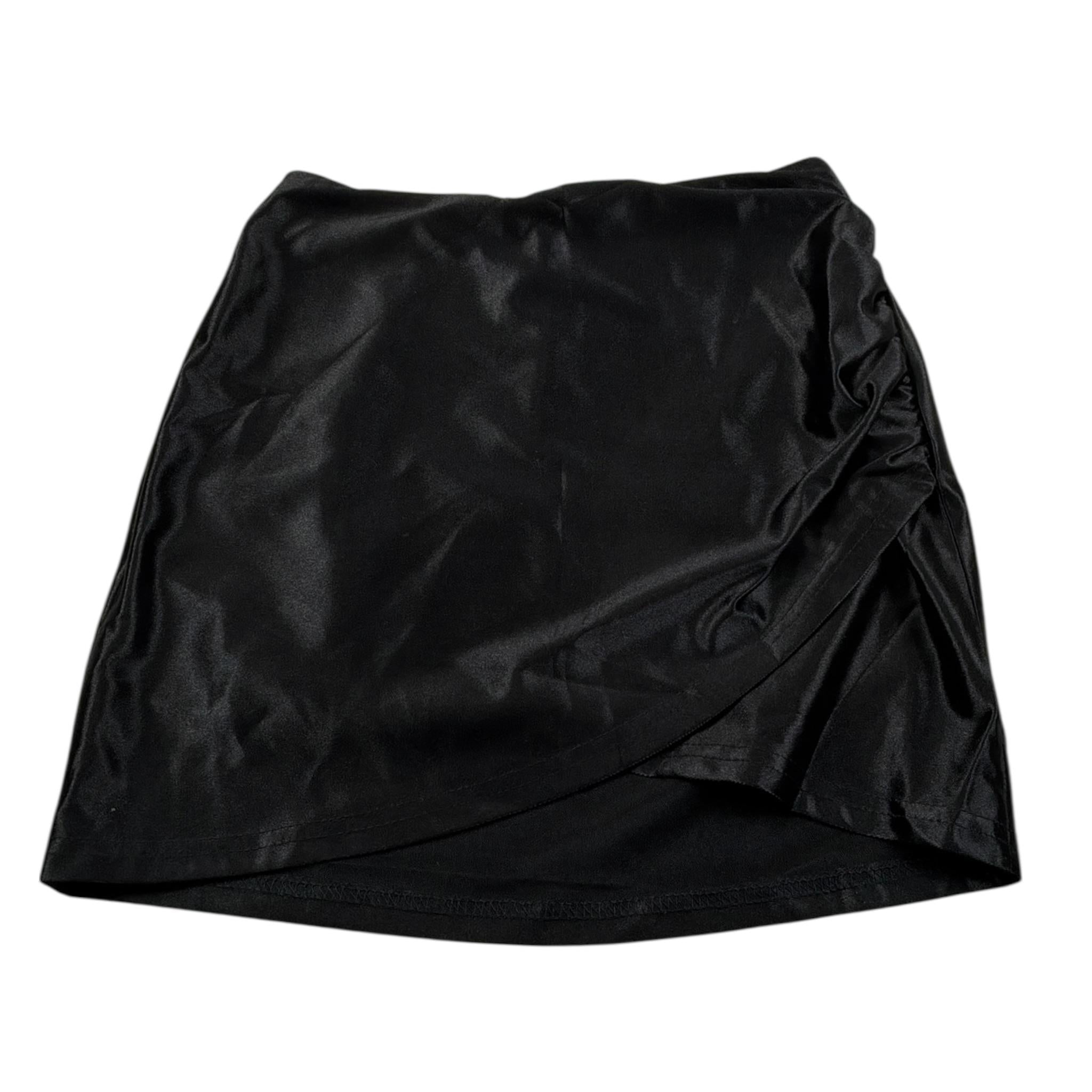 J'Aime' Gonna tinta unita con Elastico In Vita Nero per Bambina 5074G NERO J'AIME' 