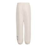 Dou Dou Pantalone Tinta Unita con Logo per Bambina DW6R20X PANNA DOU DOU 