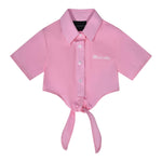 Marc Ellis Camicia Mezza Manica tinta unita Rosa per Bambina JMNSH01427 ROSA MARC ELLIS 