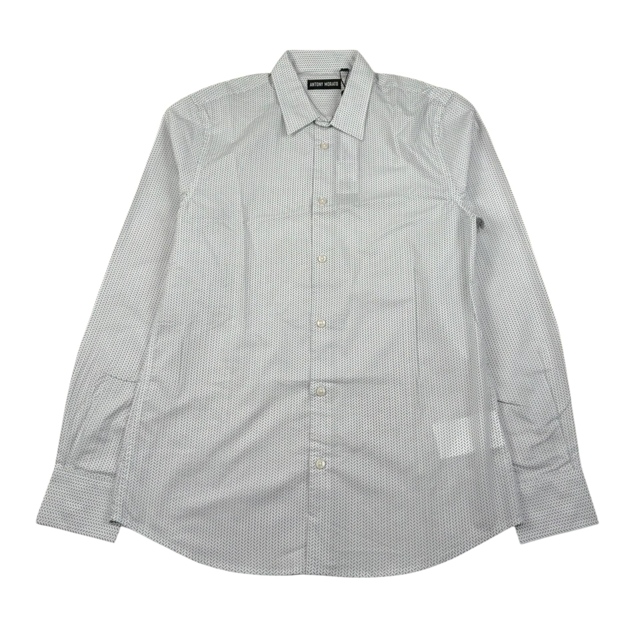 Antony Morato Camicia Tinta Unita con Stampa per Bambino SL00257 BIANCO ANTONY MORATO 