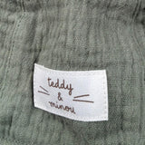 Teddy E Minou Cappello Tinta Unita Modello Pescatore per Neonato E25AC029C0070 VERDE TEDDY E MINOU 