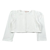 Please Coprispalle Tinta Unita per Bambina LG02042G73 BIANCO PLEASE 