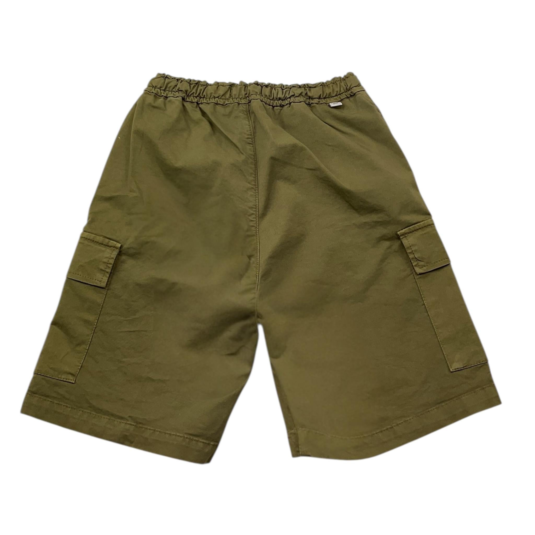 Manuel Ritz Bermuda Tinta Unita con Elastico In Vita per Bambino MR3008 VERDE MANUEL RITZ 