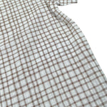 Petit Indi Camicia Tinta Unita con Fantasia A Quadri per Neonato SS25BK7427XN BIANCO PETIT INDI 