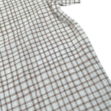 Petit Indi Camicia Tinta Unita con Fantasia A Quadri per Neonato SS25BK7427XN BIANCO PETIT INDI 