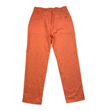 Please Pantalone Tinta Unita Cn Elastico In Vita Arancione Per Bambino