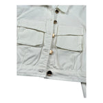 Fun & Fun Giubbino In Denim Tinta Unita per Bambina FJJK01270 BIANCO FUN & FUN 