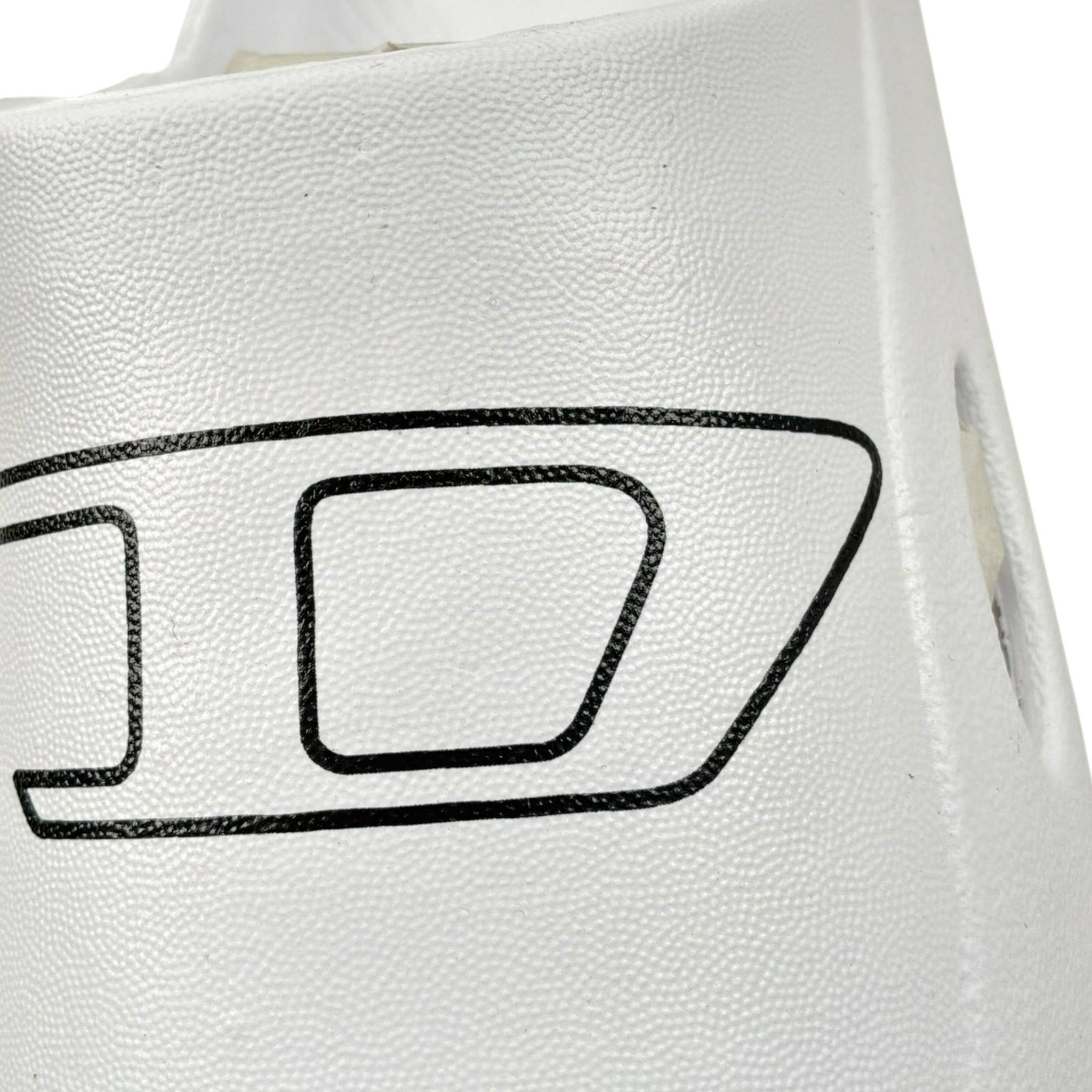 Diesel Ciabatte Tinta Unita con Logo per Bambino BC0560 BIANCO DIESEL 