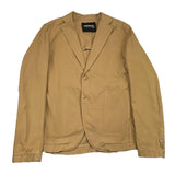 Dondup Giacca Tinta Unita Monopetto Beige Per Bambino