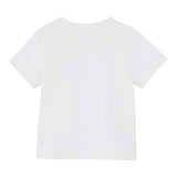 Boss T-Shirt Girocollo Tinta Unita con Stampa per Neonata J52181 BIANCO BOSS 