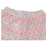 Saint Barth Pantalone con Trafori E Ricami Modello Palazzo per Bambina AMALIAJR ROSA SAINT BARTH 