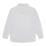 Twinset Camicia Tinta Unita con Brillantini per Bambina 251GJ2QM0 BIANCO TWINSET 