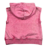 John Richmond Felpa Giromanica con Cappuccio E Stampa per Bambina RGP26156FE ROSA JOHN RICHMOND 