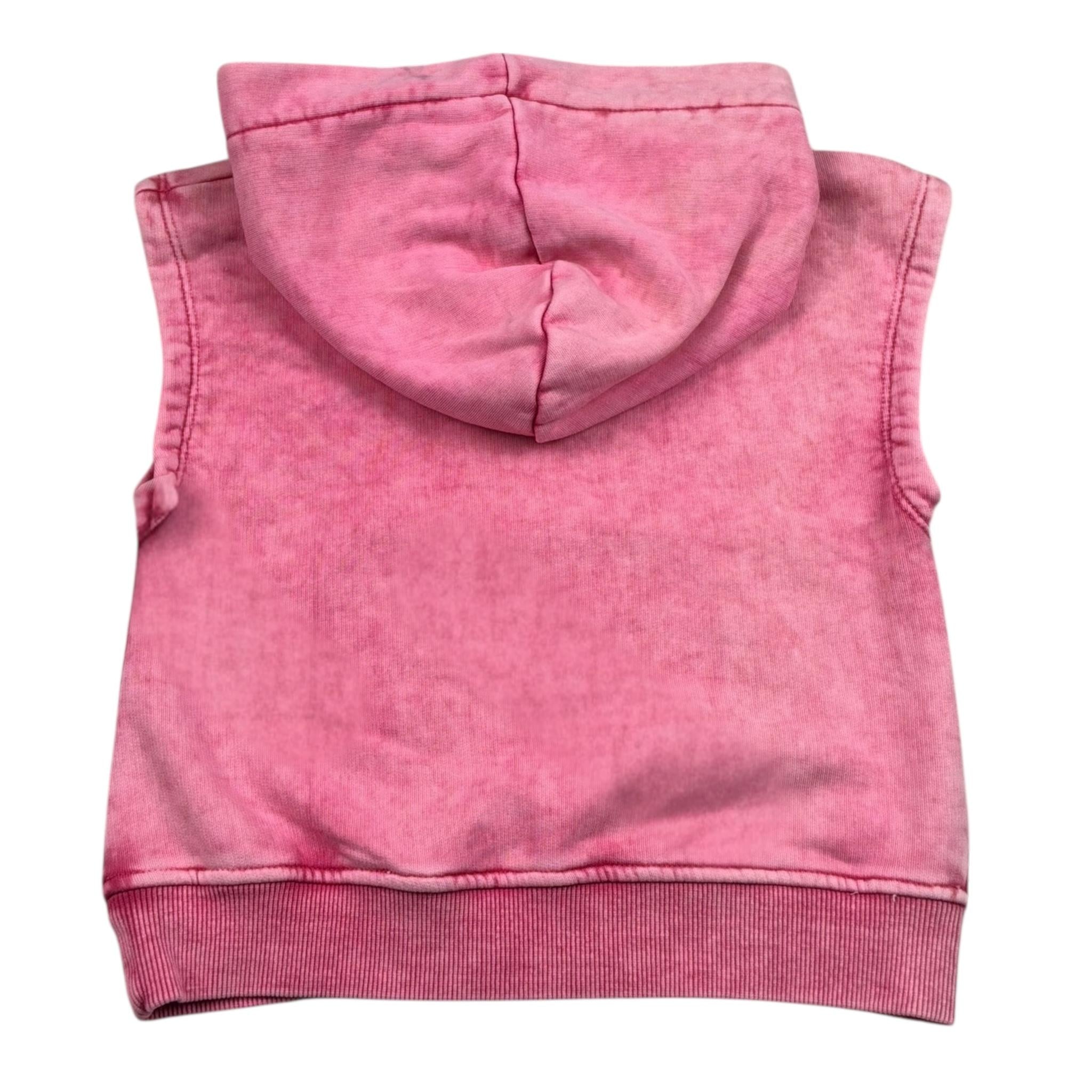 John Richmond Felpa Giromanica con Cappuccio E Stampa per Bambina RGP26156FE ROSA JOHN RICHMOND 