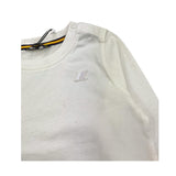 K-WAY shirt girocollo tinta unita con logo Bianco per Neonato K6123WW BIANCO K-WAY 