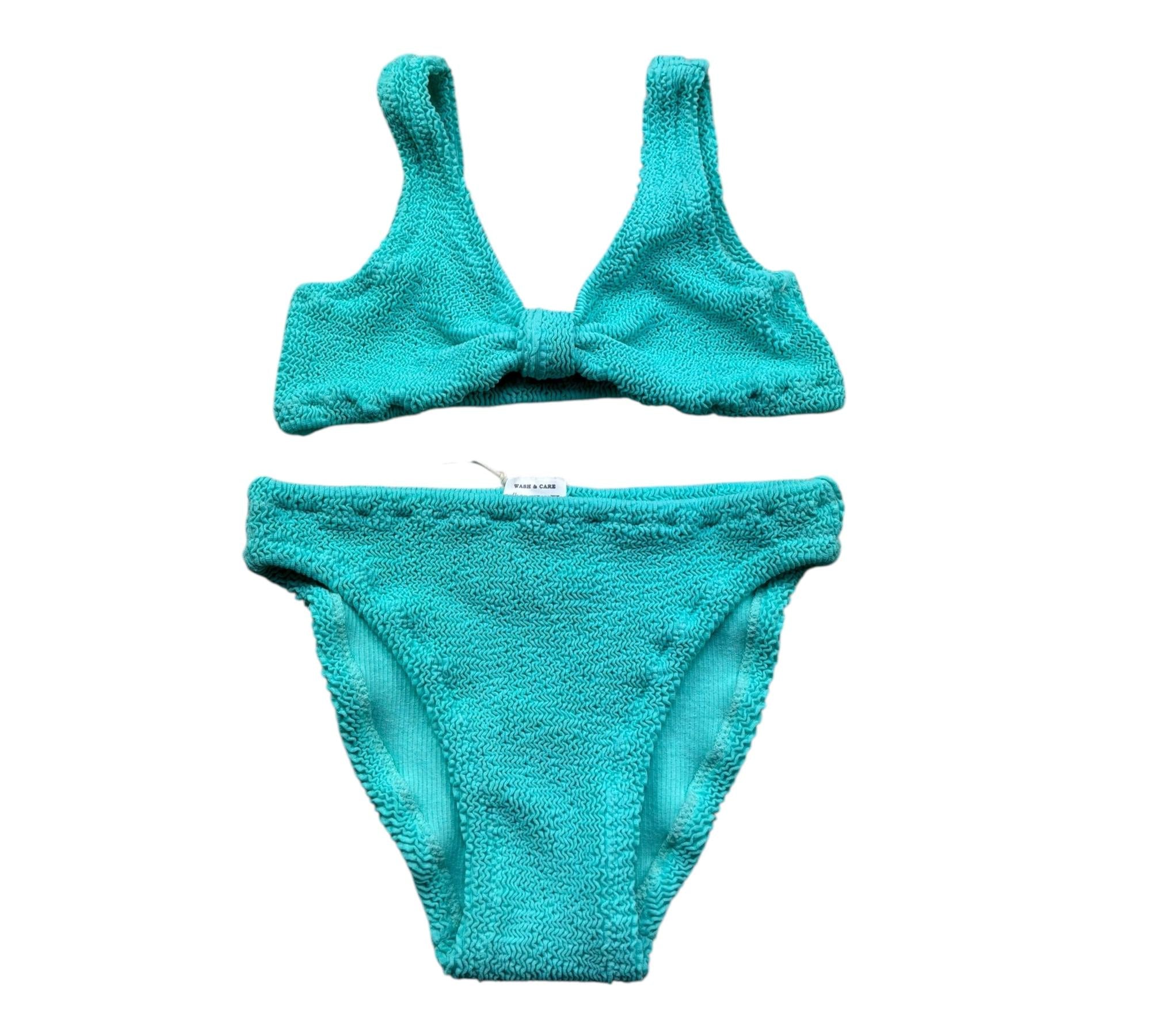 Saint Barth Costume 2 Pezzi Fascia-Mutandina per Bambina NIXIE VERDE ACQUA SAINT BARTH 