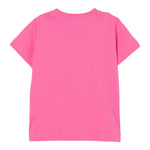 Moschino T-Shirt Girocollo Tinta Unita con Stampa per Neonata MUM04DL ROSA MOSCHINO 
