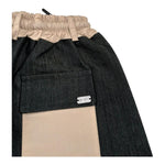 Stay Street Bermuda Bicolore con Elastico In Vita per Bambino BRB2001 BEIGE/NERO STAY STREET 