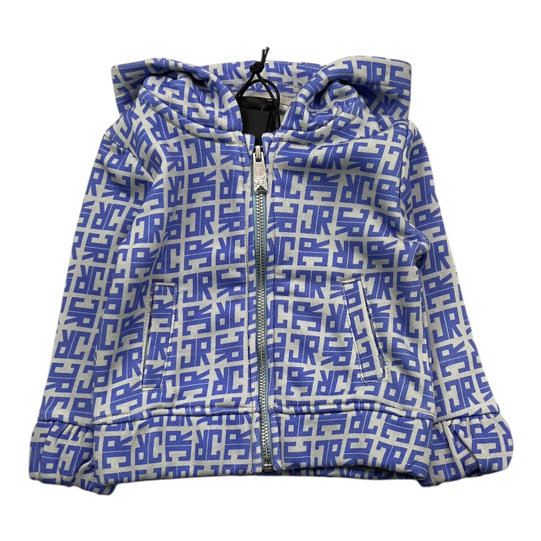 JOHN RICHMOND felpa con zip e cappuccio tinta unita con logo Bianco per Neonato RIA25047FE BIANCO JOHN RICHMOND 