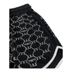 Met Short Tinta Unita con Brillantini per Bambina ME244 NERO MET 