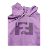 Fun & Fun Felpa Chiusa con Cappuccio Tinta Unita per Bambina FNJST15995 LILLA FUN & FUN 