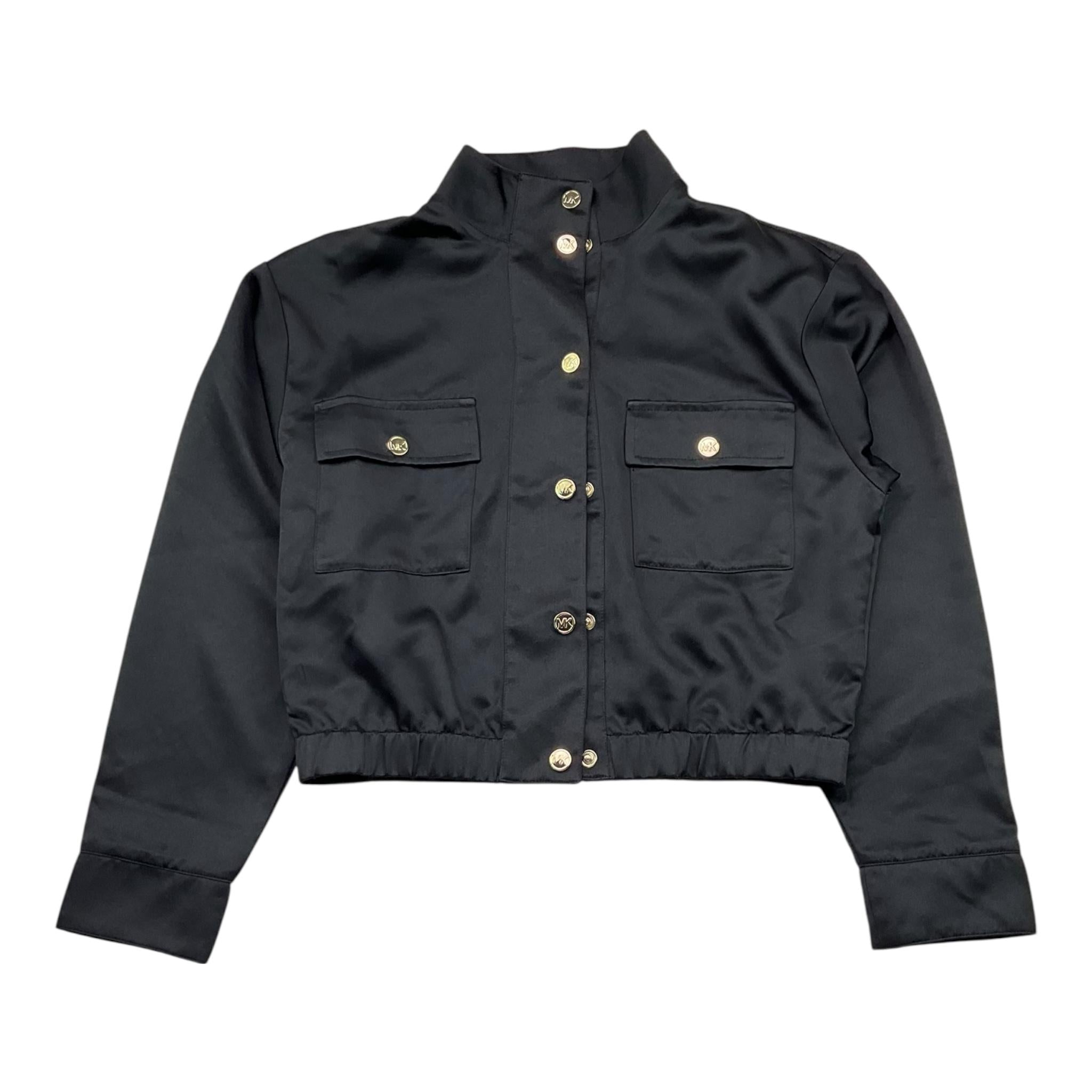 Michael Kors Giacca A Vento Tinta Unita per Bambina R30326 NERO MICHAEL KORS 