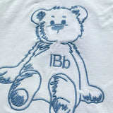Le Bebe' T-Shirt Girocollo Tinta Unita con Stampa per Neonato LBB5420 BIANCO LE BEBE' 