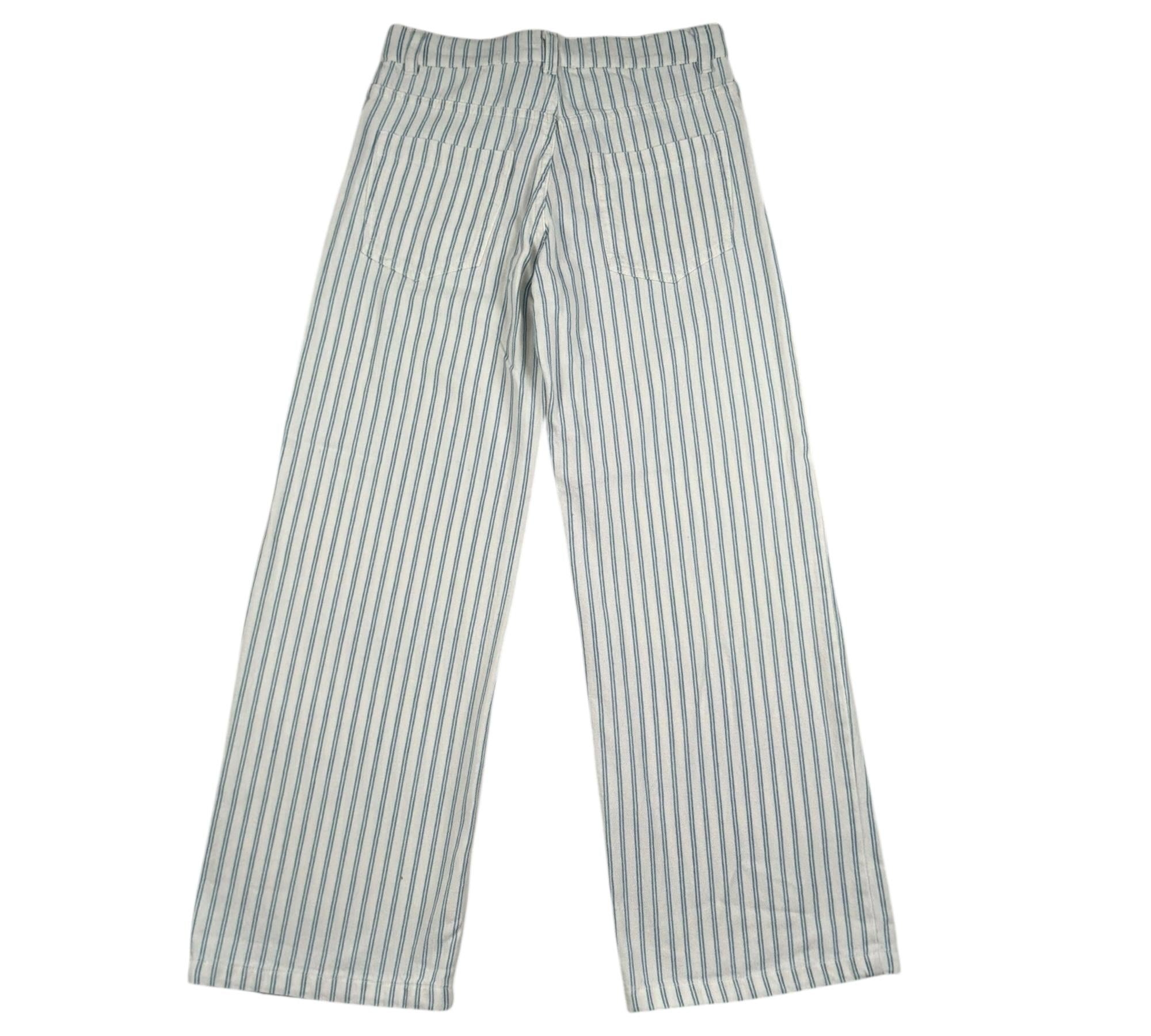 Moschino Jeans Tinta Unita Fantasia A Righe con Girovita Regolabile per Bambino HDP06X BIANCO MOSCHINO 