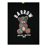 BARROW KIDS felpa chiusa girocollo tinta unita con logo Nero per Bambino F4BKJUHS059 NERO BARROW KIDS 