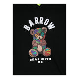 BARROW KIDS felpa chiusa girocollo tinta unita con logo Nero per Bambino F4BKJUHS059 NERO BARROW KIDS 