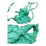 Island Coco Costume 2 Pezzi Triangolo-Mutandina per Bambina ICJ891 VERDE ACQUA ISLAND COCO 