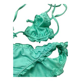 Island Coco Costume 2 Pezzi Triangolo-Mutandina per Bambina ICJ891 VERDE ACQUA ISLAND COCO 