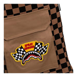 Sprayground Bermuda In Tuta Tinta Unita con Fantasia per Bambino SPY1060 MARRONE SPRAYGROUND 