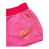 Billieblush Short Tinta Unita con Stampa Fuxia per Neonata