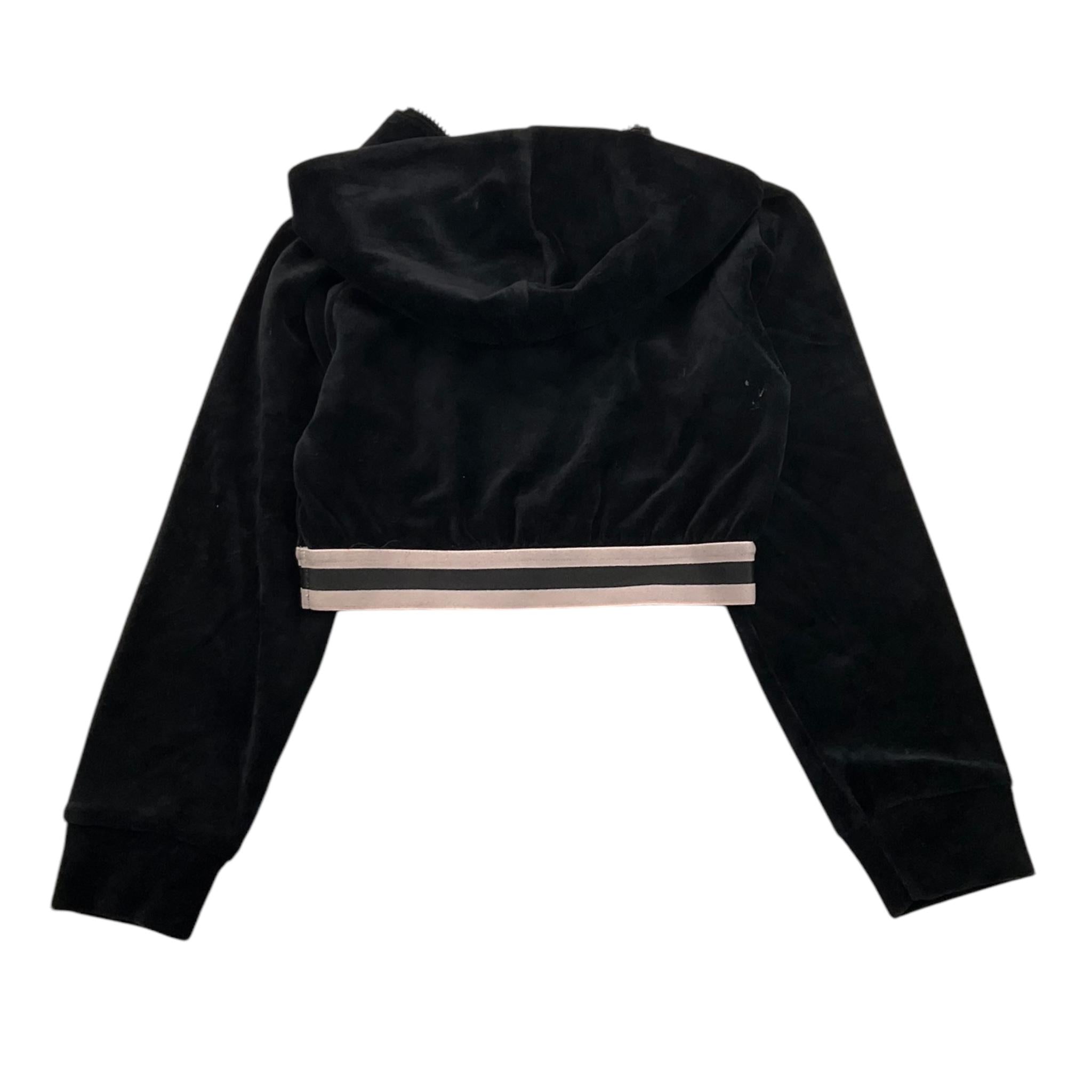 PINKO felpa in velluto tinta unita con zip e cappuccio Nero per Bambina F4PIJGHS055 NER PINKO 