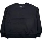 John Richmond Felpa Chiusa Girocollo Tinta Unita con Stampa per Bambino RBP26002FE NERO JOHN RICHMOND 