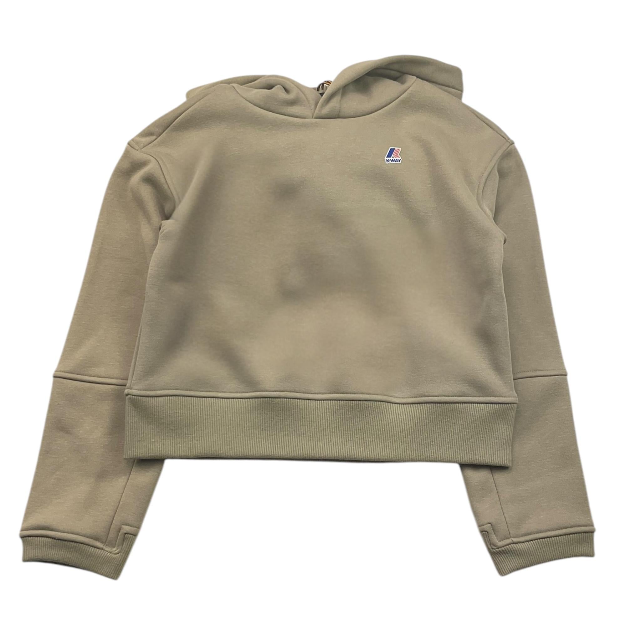 K-WAY felpa tinta unita con cappuccio Verde per Bambino K7141UW VERDE K-WAY 